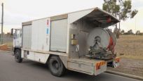 MITSUBISHI FM517 WATER JETTING TRUCK WITH SEWER CLEANER