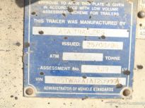 ATA GALVANISED 5 TON PLANT TRAILER